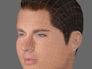 Channing Tatum Head - Low poly head for game 3D 模型