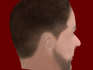 Christian Eriksen Head - Low poly head for game 3Dモデル