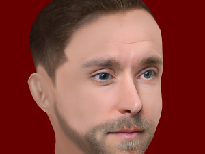 Christian Eriksen Head - Low poly head for game 3Dモデル