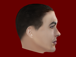 Cristiano Ronaldo Head - Low poly head for game 3D Model