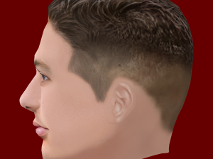 Diogo Dalot Head - Low poly head for game Modelo 3D