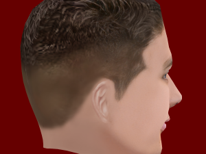 Diogo Dalot Head - Low poly head for game Modelo 3D