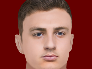 Diogo Dalot Head - Low poly head for game Modelo 3D