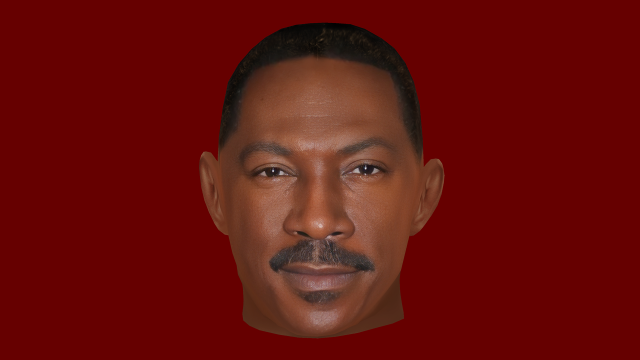 Eddie Murphy Head - Low poly head for game Modelo 3D .c4d .max .obj .3ds .fbx .stl .blend 