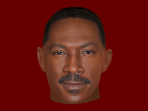 Eddie Murphy Head - Low poly head for game 3D Model
