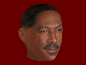 Eddie Murphy Head - Low poly head for game Modelo 3D