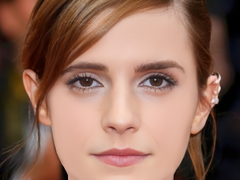 Emma Watson Head - No Hair - Low poly head for game 3D Model