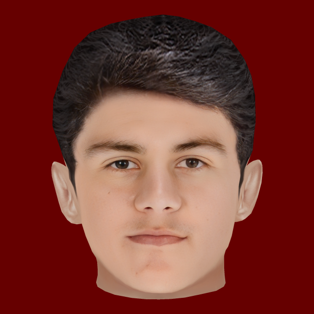 Facundo Pellistri Head - Low poly head for game 3D Модель .c4d .max .obj .3ds .fbx .stl .blend
