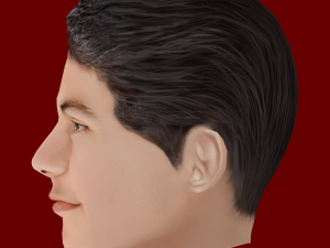 Facundo Pellistri Head - Low poly head for game 3D Модель