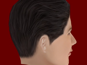 Facundo Pellistri Head - Low poly head for game 3D Модель