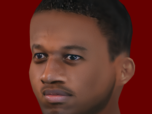 Fred Head - Low poly head for game 3D Model