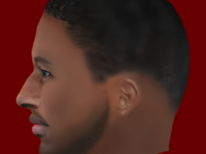 Fred Head - Low poly head for game 3D Model