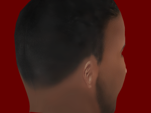 Fred Head - Low poly head for game 3D Model