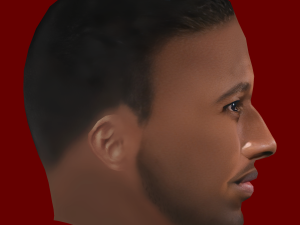 Fred Head - Low poly head for game 3D Model