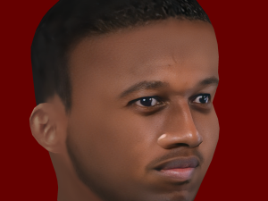 Fred Head - Low poly head for game 3D Model