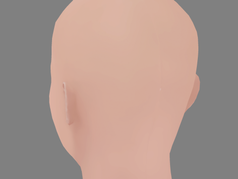 Gal Gadot Head - No Hair - Low poly head for game 3D Model