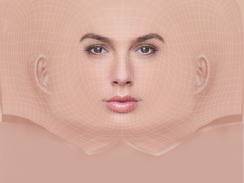 Gal Gadot Head - No Hair - Low poly head for game 3D Model
