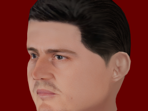 Harry Maguire Head - Low poly head for game 3D Model