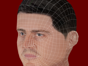 Harry Maguire Head - Low poly head for game 3D Model