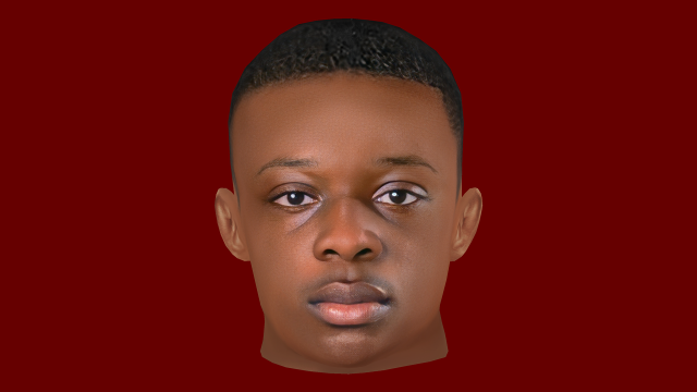 Jeremy Doku Head - Low poly head for game Modello 3D .c4d .max .obj .3ds .fbx .stl .blend 