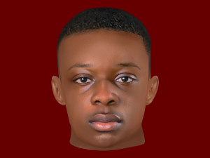 Jeremy Doku Head - Low poly head for game 3D Model