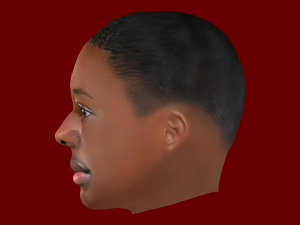 Jeremy Doku Head - Low poly head for game Modello 3D