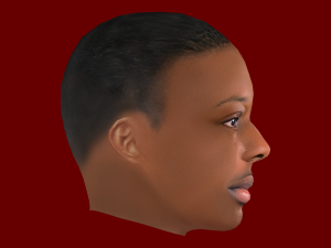 Jeremy Doku Head - Low poly head for game Modello 3D