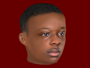 Jeremy Doku Head - Low poly head for game Modello 3D