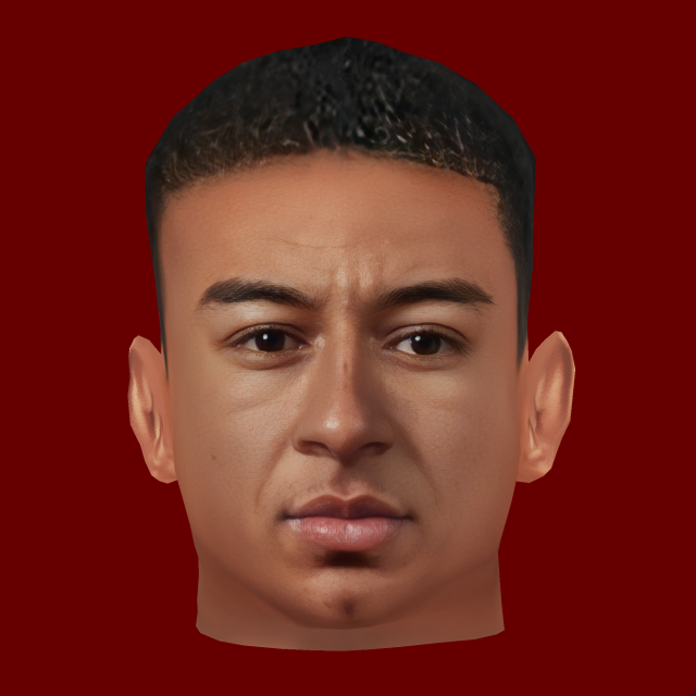 Jesse Lingard Head - Low poly head for game Modèle 3D .c4d .max .obj .3ds .fbx .stl .blend 