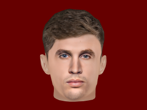 John Stones Head - Low poly head for game 3D Model