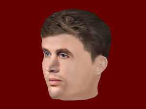 John Stones Head - Low poly head for game 3D 모델