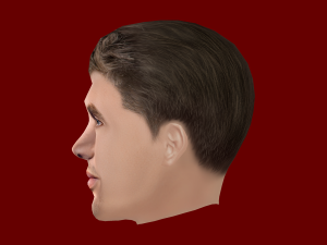 John Stones Head - Low poly head for game 3D 모델