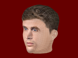 John Stones Head - Low poly head for game 3D 모델