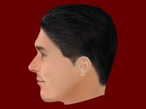 Julian Alvarez Head - Low poly head for game Model 3D