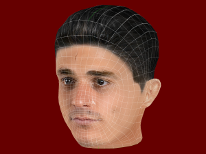 Julian Alvarez Head - Low poly head for game Model 3D