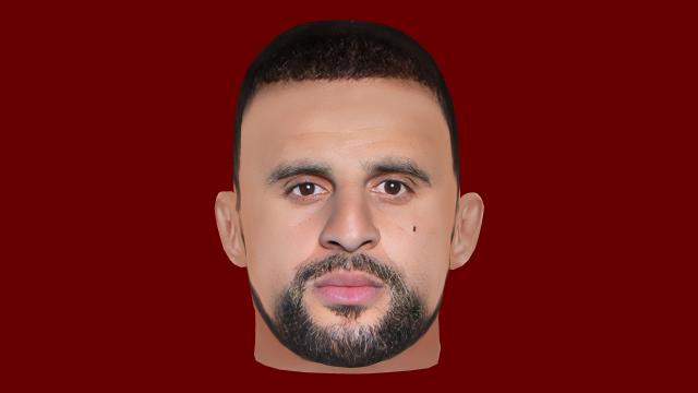 Kyle Walker Head - Low poly head for game Modello 3D .c4d .max .obj .3ds .fbx .stl .blend 