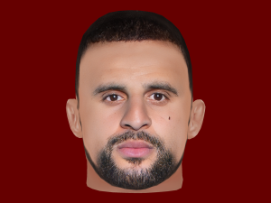 Kyle Walker Head - Low poly head for game 3Dモデル