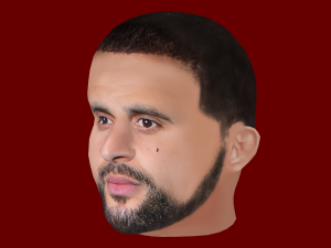 Kyle Walker Head - Low poly head for game Modello 3D