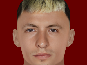 Lisandro Martinez Head - Low poly head for game Modelo 3D