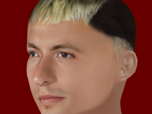 Lisandro Martinez Head - Low poly head for game 3D Model