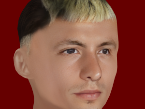 Lisandro Martinez Head - Low poly head for game 3D Model