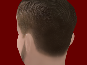 Luke Shaw Head - Low poly head for game Model 3D