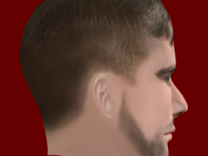 Luke Shaw Head - Low poly head for game Model 3D