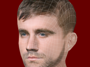 Luke Shaw Head - Low poly head for game Model 3D