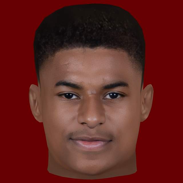Marcus Rasford Head - Low poly head for game 3D 模型 .c4d .max .obj .3ds .fbx .stl .blend 