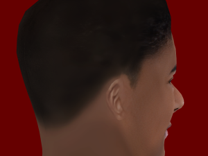 Marcus Rasford Head - Low poly head for game 3D 模型