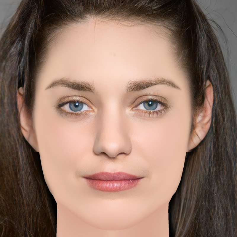 Marion Cotillard Head - No Hair - Low poly head for game 3Dモデル .c4d .max .obj .3ds .fbx .stl .blend