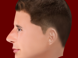 Mason Mount Head - Low poly head for game Modelo 3D