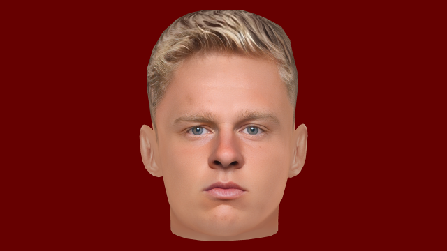Oleksandr Zinchenko Head - Low poly head for game Model 3D .c4d .max .obj .3ds .fbx .stl .blend 