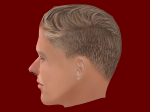 Oleksandr Zinchenko Head - Low poly head for game Model 3D